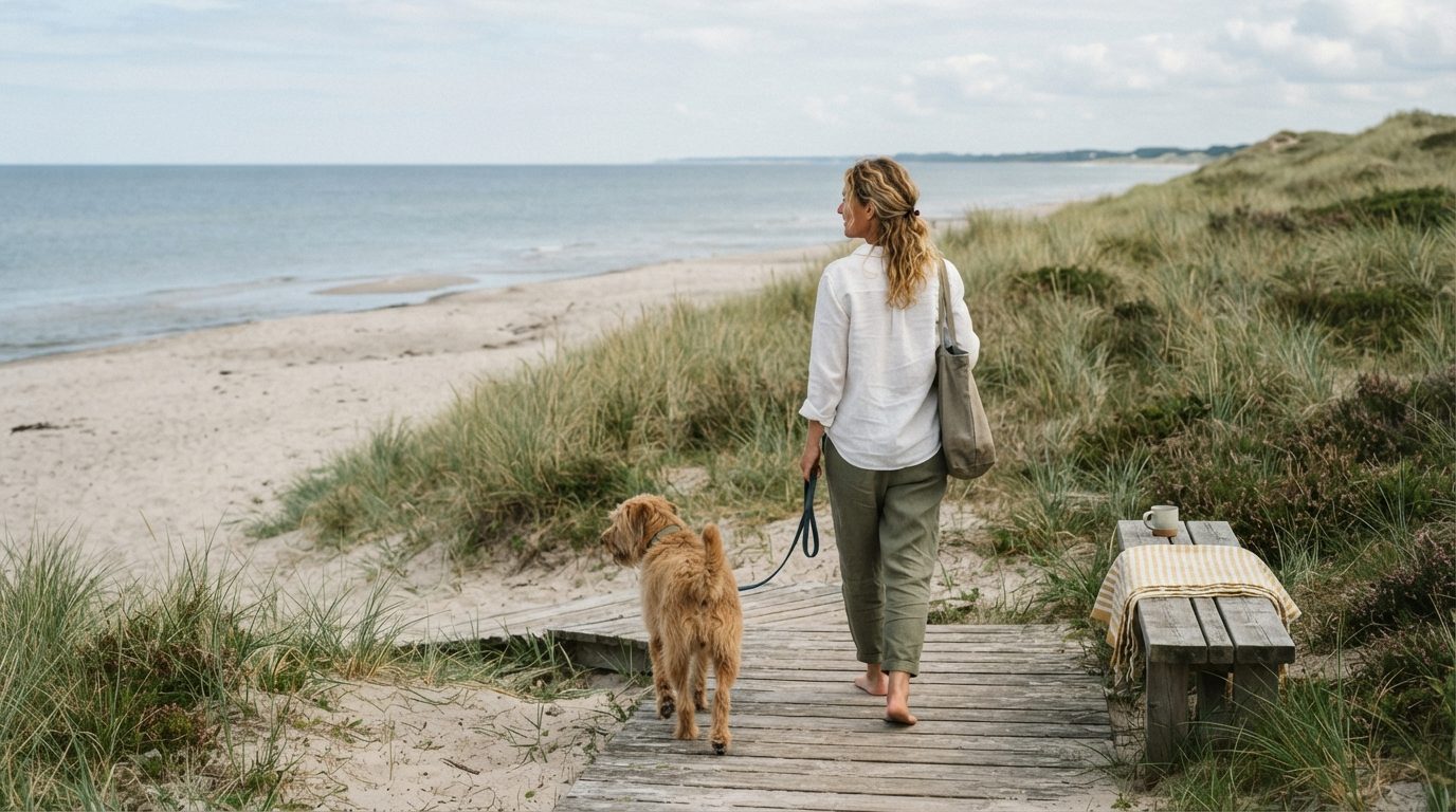 Stemningsbillede til emnet: Med på turen: pakning og hund