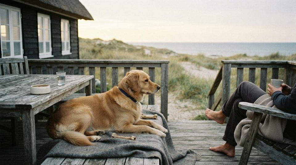 Stemningsbillede til guiden: Hund med i sommerhuset: regler, foder og en rolig første aften
